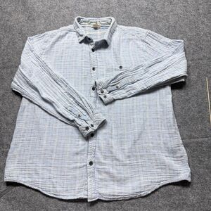 Carbon 2 Cobalt Shirt Mens XL Double‎ Cloth Blue Casual Comfort Work